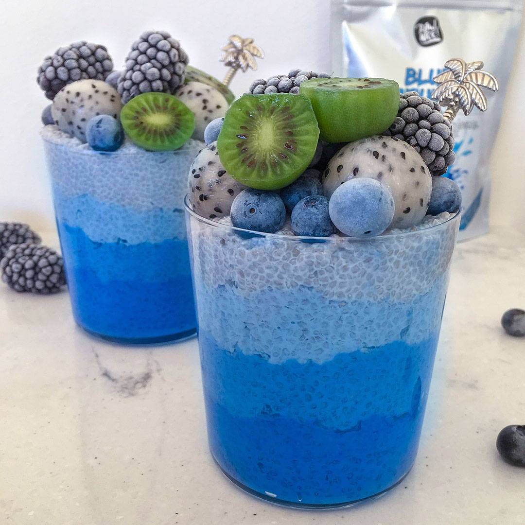 Blue Chia Pudding | Rawnice