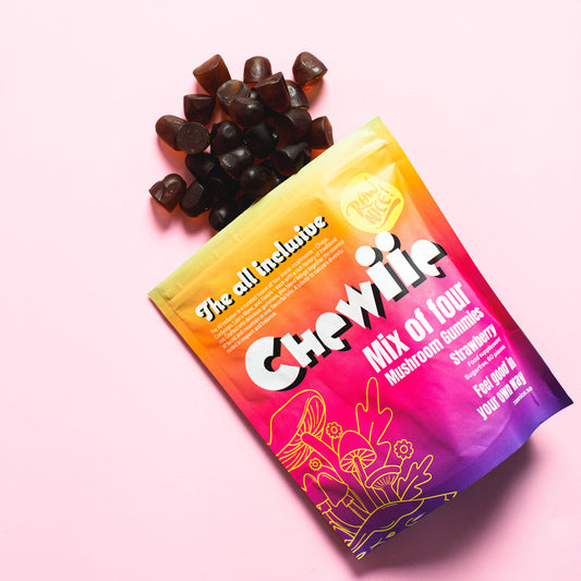 Chewiie – La Miscela di Quattro Funghi Tutto Incluso Gummies