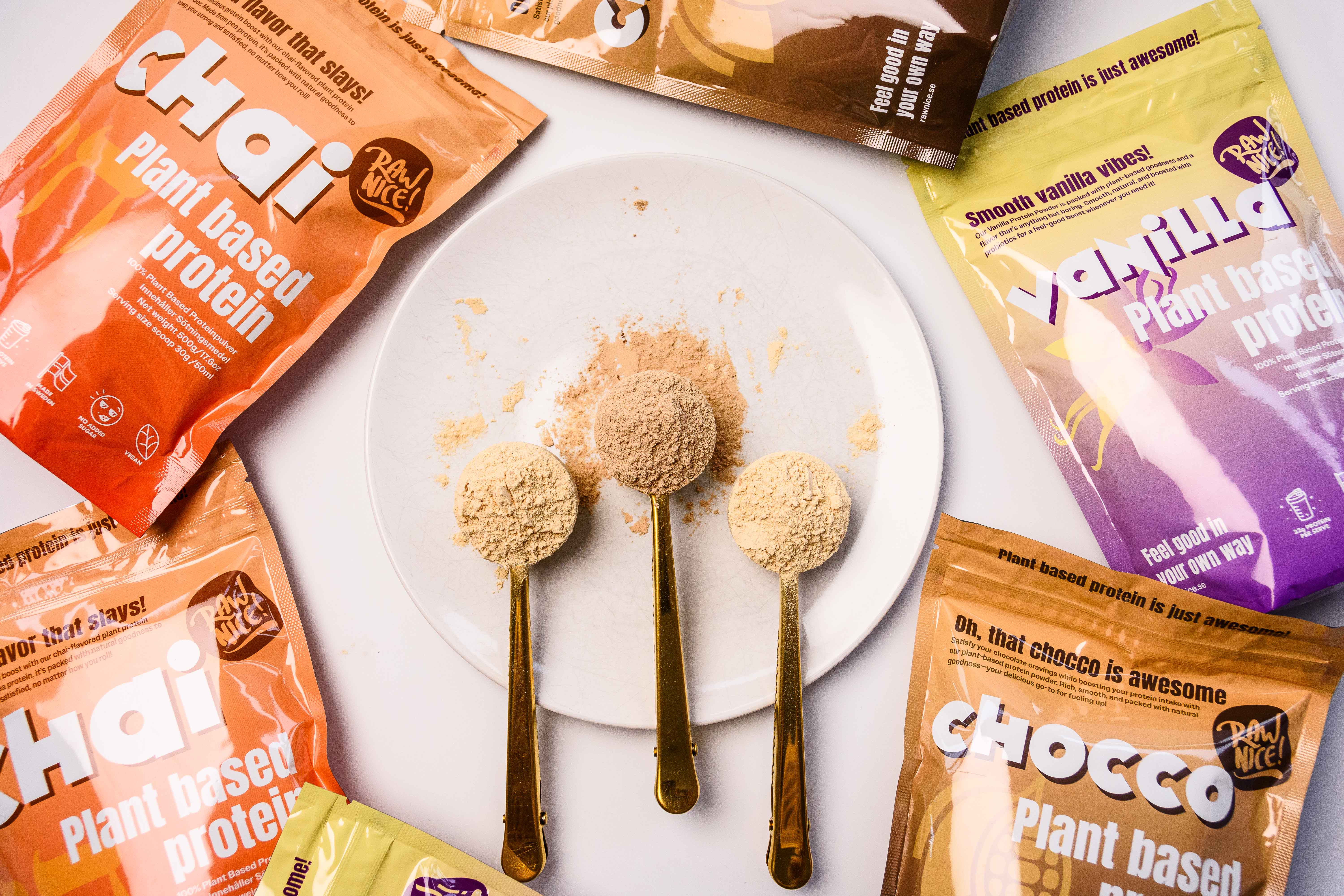 Köp Växtbaserade Proteinpulver – Naturligt & Näringsrikt – Rawnice